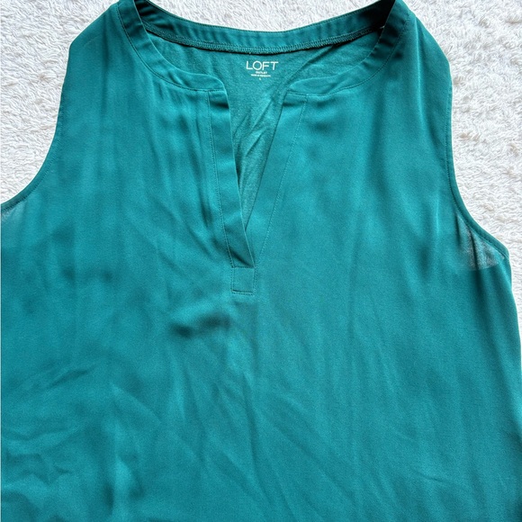 LOFT Tops - Teal Tunic - Size Large  Excellent Condition
